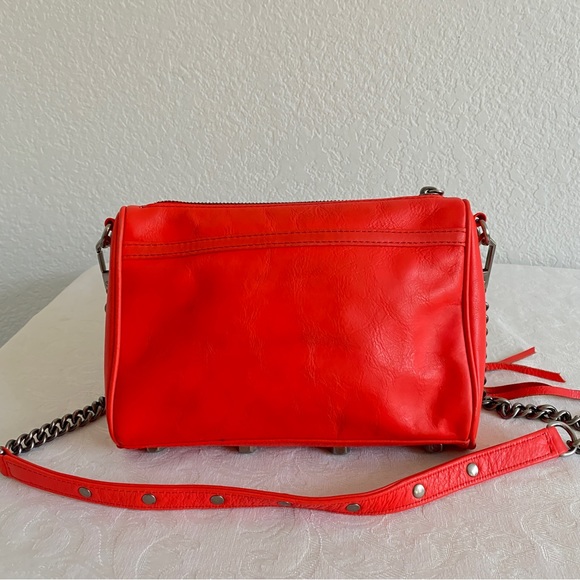 Rebecca Minkoff coral red mini MAC crossbody bag - Picture 3 of 8